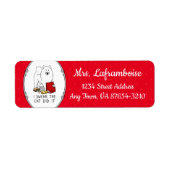 Ich schwöre, die Katze hat es Samoyed Dog Messy Fu (Vorne)