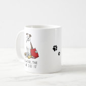 Ich schwöre die Katze Pit Bull (lt brindle/wh3) Kaffeetasse (Vorderseite Links)