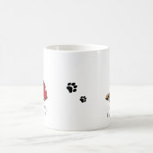 Ich schwöre die Katze Pit Bull (lt brindle/wh3) Kaffeetasse (Mittel)