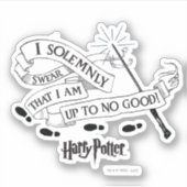 Ich schwöre feierlich, dass ich nicht gut bin aufkleber (Vorderseite)