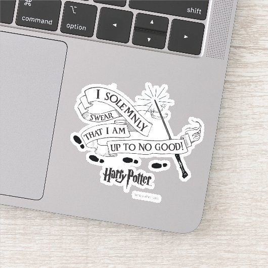 Ich schwöre feierlich, dass ich nicht gut bin aufkleber (Detail)