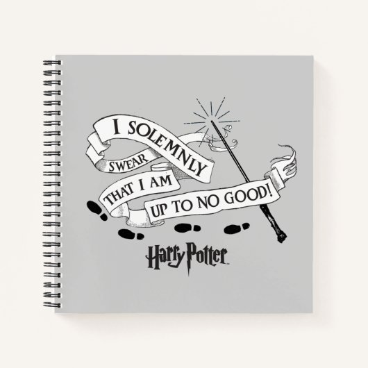 Ich schwöre feierlich, dass ich nicht gut bin notizblock (Vorderseite)