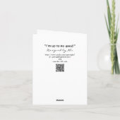 Ich schwöre feierlich karte (Rückseite)