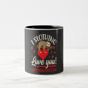 Ich schwüle Liebe, glücklicher Valentinstag Zweifarbige Tasse