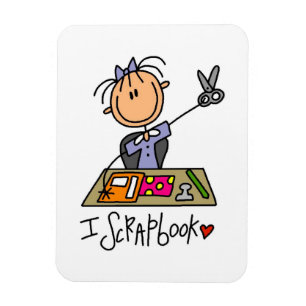 Ich scrapbooke magnet