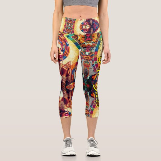 Ich segne capri leggings (Vorderseite)