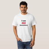 Ich sehe 222 überall T - Shirt (Vorne ganz)