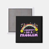 Ich sehe als Problem lustigen Spaß Witz Sarcastic Magnet (Vorderseite/Rückseite)