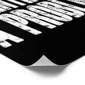 Ich sehe als Problem lustigen Spaß Witz Sarcastic Poster (Ecke)