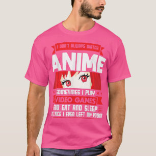 Ich sehe Anime & Play Video Games Anime T - Shirt