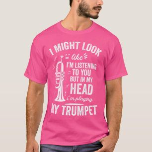 Ich sehe aus, als ob ich zuhöre, aber in meinem Ko T-Shirt