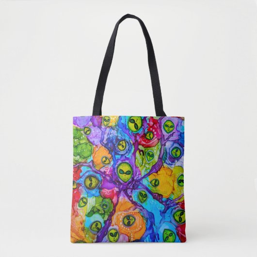 Ich sehe Außerirdischen Tasche (Vorderseite)