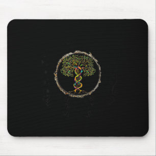 Ich sehe Bäume Grüne Rose farbenfrohe DNA 2022 Ear Mousepad