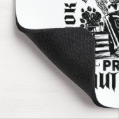 Ich sehe besser aus, als ich über ein Buch mit Sto Mousepad (Ecke)