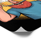 Ich sehe besser mit Bier Funny Beer Lover Party Poster (Ecke)