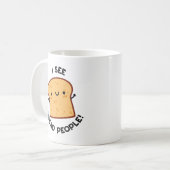 Ich sehe Brot Leute lustige Movie Zitat Puff Kaffeetasse (Vorderseite Links)