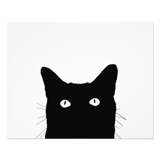 Ich sehe Cat Click, um Ihre Farbdekoration auszuwä Fotodruck (Vorne)