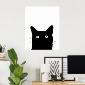 Ich sehe Cat Click, um Ihre Farbdekoration auszuwä Poster (Heimbüro)