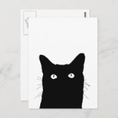 Ich sehe Cat Click, um Ihre farbenfrohe Dekoration Postkarte (Vorne/Hinten)