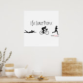 Ich sehe Crazy People Poster (Küche)