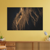 'Ich sehe dein Soul' Elefantenauge Leinwanddruck (Insitu (Wohnzimmer))