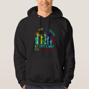 Ich sehe dein wahres Bewusstsein für Autismus in d Hoodie