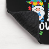 Ich sehe deine wahren Farben Gnome Autism Awarenes Mousepad (Ecke)