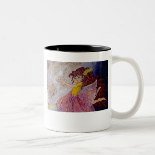 Ich sehe den Mond, den Mond See ich! Zweifarbige Tasse