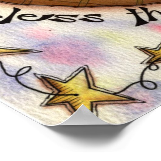 Ich sehe den Mond - Poster (Ecke)