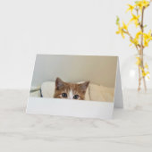 "Ich sehe dich" - Louie flüchtigen Blicks raus Karte (Gelbe Blume)