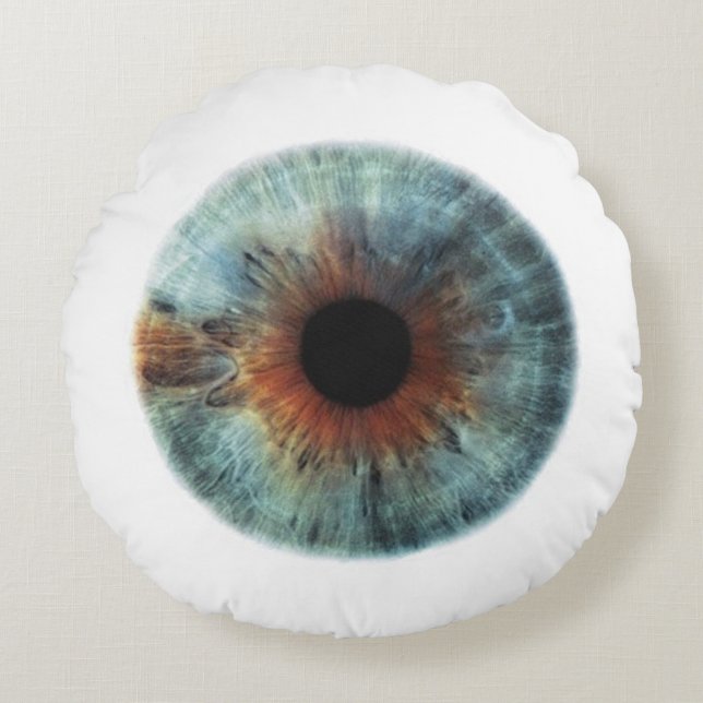 Ich sehe dich LUXURY PILLOW Rundes Kissen (Vorderseite)