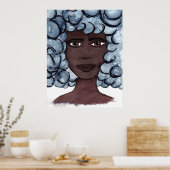 Ich sehe dich - Materie des Schwarzen Lebens Poster (Küche)