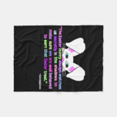 Ich sehe dich, Osterhase, kleine Fleecefelette Fleecedecke (Vorderseite (Horizontal))