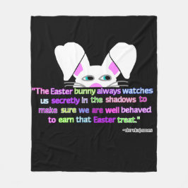 Ich sehe dich, Osterhase Mittelfläschchen Fleecedecke