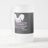 Ich sehe dich, Osterhasen Große Mattierte Glasblas Mattglas Bierglas (Vorderseite Links)