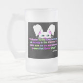 Ich sehe dich, Osterhasen Große Mattierte Glasblas Mattglas Bierglas (Links)