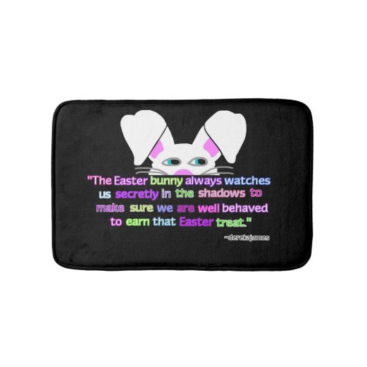 Ich sehe dich, Osterhasen, kleine Badematte (Vorderseite)