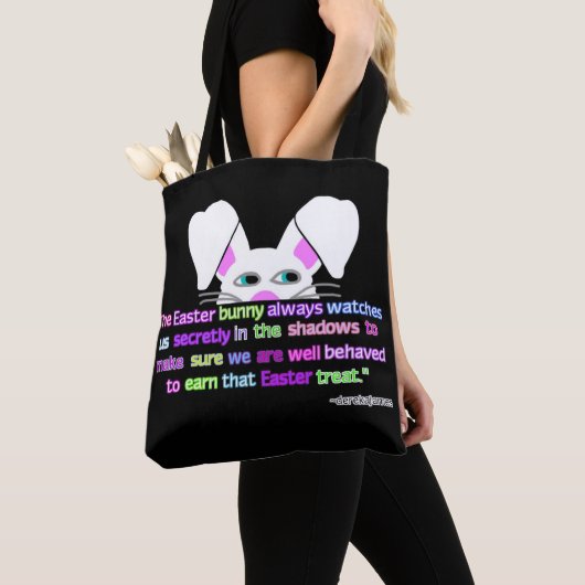 Ich sehe dich, Osterhasen-Mehrdruck-Totbeutel Tasche (Von Nahem)