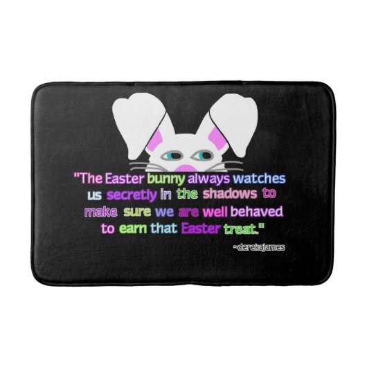 Ich sehe dich, Osterhasen-Mittelbadematte Badematte (Vorderseite)