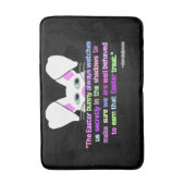 Ich sehe dich, Osterhasen-Mittelbadematte Badematte (Vorderseite Vertikal)