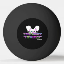 Ich sehe dich, Osterhasen-Pong-Ball