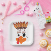 Ich sehe dich pappteller (Party)