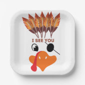 Ich sehe dich pappteller (Vorderseite)