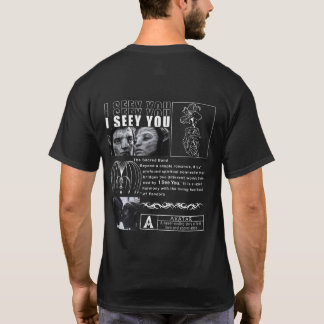 "Ich sehe dich" Seelenverbindung Kunst - Minimalis T-Shirt