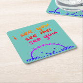 Ich sehe dich, sehe mich, sehe dich - Untersetzer (angewinkelt)