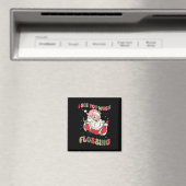 Ich sehe dich, wenn Weihnachtszahnärztin Santa Fl Magnet (In Situ (Geschirrspüler))