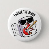 Ich sehe die Blues Funny First Aid Puff Button (Vorderseite)