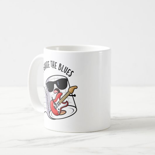 Ich sehe die Blues Funny First Aid Puff Kaffeetasse (Vorderseite Links)