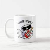 Ich sehe die Blues Funny First Aid Puff Kaffeetasse (Links)