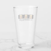 Ich sehe dir Pint Glass zu Glas (Rückseite)